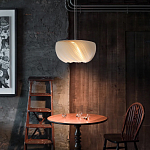 Подвесной светильник с белыми изящными декоративными лепестками Volumetric Petal Lamp варинант исполнения - 3 | Loft Concept в Тюмени