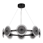 Люстра с плафонами из фактурного двойного стекла Heterochromia варинант исполнения - 5 | Loft Concept в Тюмени