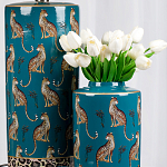 Ваза фарфоровая с крышкой Leopard Ccollection варинант исполнения - 4 | Loft Concept в Тюмени