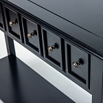 Черная консоль с выдвижными ящиками Monica варинант исполнения - 3 | Loft Concept в Тюмени