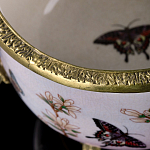 Фарфоровая чаша с бронзовыми элементами Eden Garden варинант исполнения - 6 | Loft Concept в Тюмени