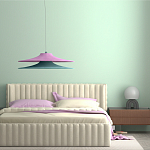 Подвесной вязаный светильник в двухцветном исполнении «Двойной Токио»  варинант исполнения - 1 | Loft Concept в Тюмени