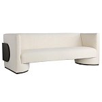 Трехместный диван Florida Sofa  с элегантным деревянным декором  варинант исполнения - 1 | Loft Concept в Тюмени