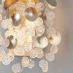 Бра с декоративными подвесками из прозрачного стекла в форме монеток FAIRYTREE Light варинант исполнения - 4 | Loft Concept в Тюмени