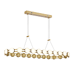 Люстра овальная с круглыми светодиодными источниками света Maxine Light варинант исполнения - 1 | Loft Concept в Тюмени