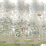 Обои ручная роспись Temple Newsam White Gold gilded silk варинант исполнения - 1 | Loft Concept в Тюмени