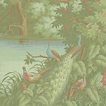 Обои ручная роспись Le Brésil Pastel варинант исполнения - 1 | Loft Concept в Тюмени