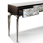 Консоль с 3-мя выдвижными ящиками и фасадом с эффектом трещины Visionnaire варинант исполнения - 1 | Loft Concept в Тюмени