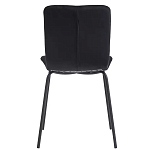 Стул черный с обивкой из велюра Black Archie Chair варинант исполнения - 4 | Loft Concept в Тюмени
