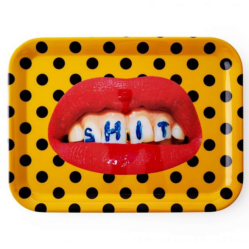 Поднос Seletti Shit Желтый Мульти Поднос Seletti Shit Желтый Мульти в Тюмени | Loft Concept