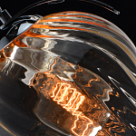 Подвесной светильник со стеклянном плафоном в форме бокала Kaleido варинант исполнения - 10 | Loft Concept в Тюмени