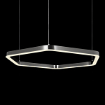 Люстра подвесная светодиодная в форме шестиугольника Диаметр 100 см Hexagon Horizontal варинант исполнения - 4 | Loft Concept в Тюмени