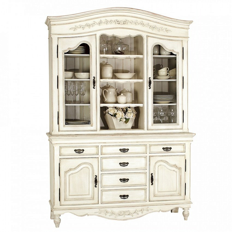 Большой Буфет BUFFET VAISSELIER BLANC 2 PORTES EN BOIS ROMANCE PPZB Белый Большой Буфет BUFFET VAISSELIER BLANC 2 PORTES EN BOIS ROMANCE PPZB Белый в Тюмени | Loft Concept