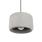 Подвесной светильник с цилиндрическим фактурным абажуром Sergey Makhno варинант исполнения - 1 | Loft Concept в Тюмени