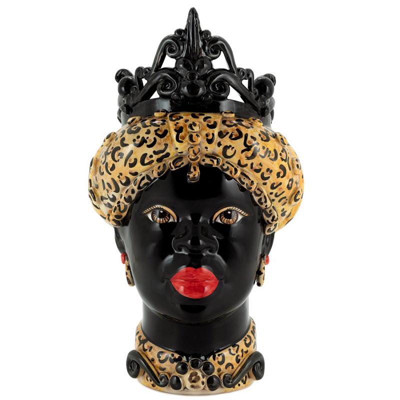 Ваза Abhika VASE MORO LADY MEDIUM Коричневый Ваза Abhika VASE MORO LADY MEDIUM Коричневый в Тюмени | Loft Concept