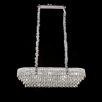 Люстра овальная с каскадом из прозрачного хрусталя Constant Sparks варинант исполнения - 3 | Loft Concept в Тюмени