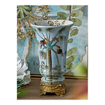 Ваза из фарфора с бронзовыми элементами Tropical Garden варинант исполнения - 6 | Loft Concept в Тюмени