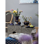 Менажница темно-синяя фарфоровая с бронзовой фигуркой ангела Eden Garden варинант исполнения - 6 | Loft Concept в Тюмени