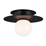 Потолочный светильник с шарообразным плафоном из белого матового стекла Generation Lighting варинант исполнения - 2 | Loft Concept в Тюмени