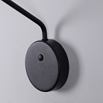 Бра с длинным чёрным металлическим каркасом Bendik Lighting варинант исполнения - 6 | Loft Concept в Тюмени