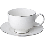 Чайный набор белый из фарфора на 6 персон 12 предметов 280 мл Garden Whisper Porcelain Set  варинант исполнения - 1 | Loft Concept в Тюмени