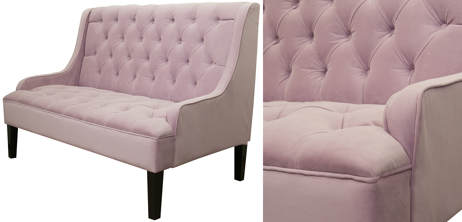 Диван Folket Sofa velour pink Диван Folket Sofa velour pink - Loft-Concept в Тюмени
