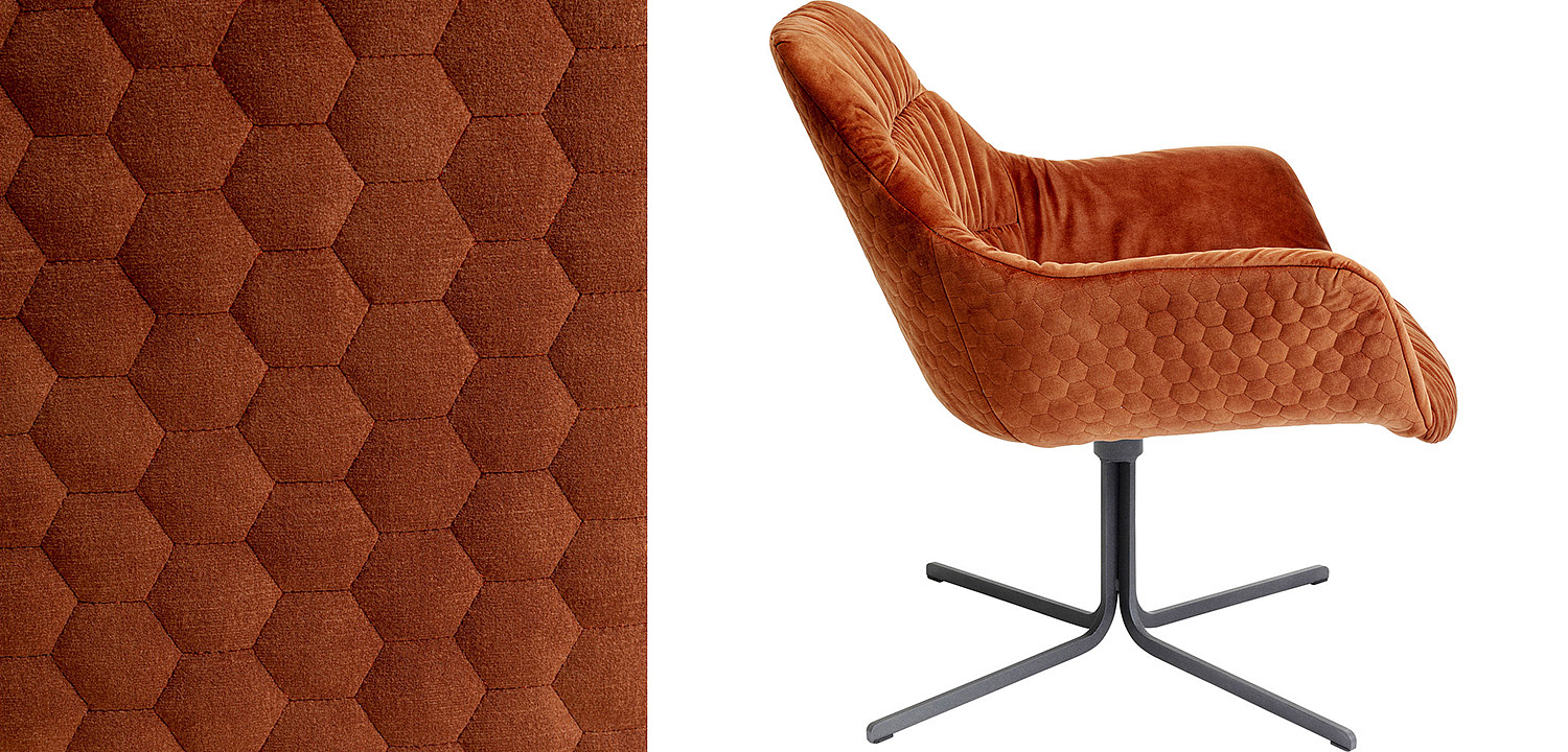 Кресло вращающееся Cinnamon Honeycomb - Loft-Concept в Тюмени