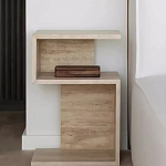 Дизайнерский журнальный стол фигурный с полками Gulip варинант исполнения - 1 | Loft Concept в Тюмени