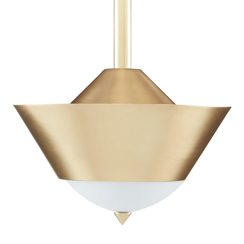 Подвесной светильник светодиодный конусообразный Сone Shaped Gold Pendant Золотой Белый Подвесной светильник светодиодный конусообразный Сone Shaped Gold Pendant Золотой Белый в Тюмени | Loft Concept