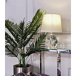 Настольная лампа с кремовым абажуром на граненном основании Crystal Facets варинант исполнения - 1 | Loft Concept в Тюмени