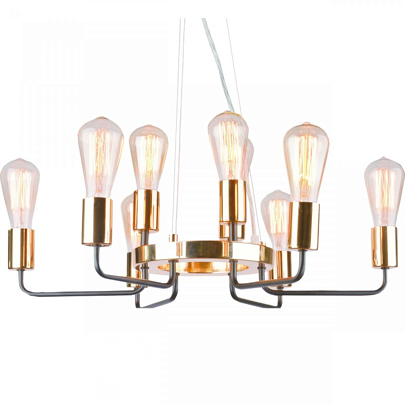 Люстра Gold Stick Chandelier Глянцевое золото Люстра Gold Stick Chandelier Глянцевое золото в Тюмени | Loft Concept