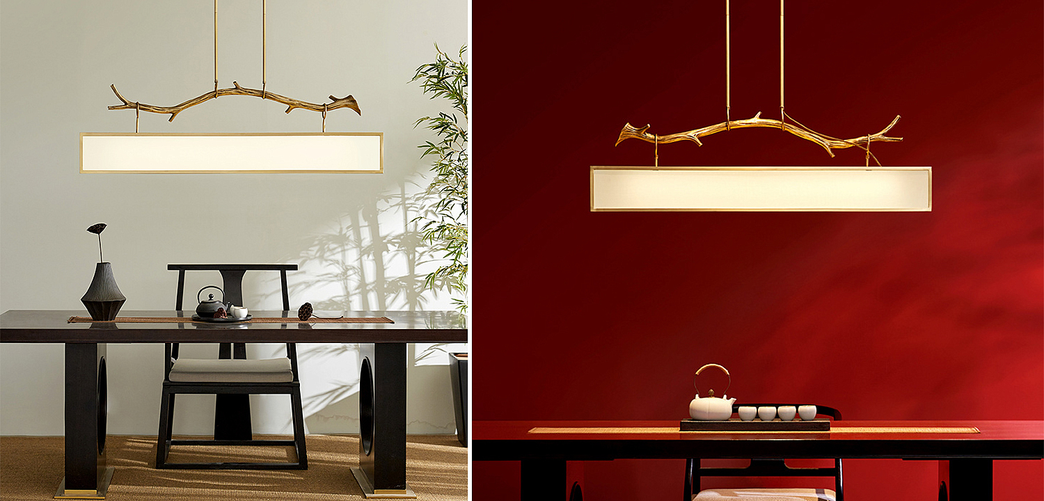 Дизайнерская прямоугольная люстра с золотой веткой Rectangular chandelier golden branch Дизайнерская прямоугольная люстра с золотой веткой Rectangular chandelier golden branch - Loft-Concept в Тюмени