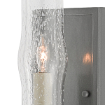 Бра с прозрачным плафоном на сером каркасе Elegant Gray Lamp варинант исполнения - 1 | Loft Concept в Тюмени