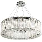 Круглая люстра с хрустальными подвесками хром Crystal Art Chrome Chandelier 16 варинант исполнения - 2 | Loft Concept в Тюмени