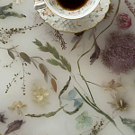 Поднос для ванны из эпоксидной смолы с цветами белая Epoxy Resin Flowers Bath Tray White варинант исполнения - 4 | Loft Concept в Тюмени