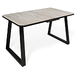 Стол обеденный раздвижной с прямоугольной бежевой столешницей Magali варинант исполнения - 1 | Loft Concept в Тюмени