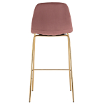 Барный стул на золотистых ножках VENDRAMIN Pink варинант исполнения - 5 | Loft Concept в Тюмени