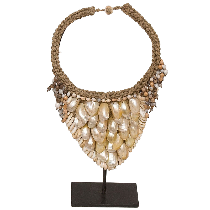 Этническое ожерелье с перламутровыми ракушками Mother of Pearl Shell Necklace Бежевый Перламутровый Этническое ожерелье с перламутровыми ракушками Mother of Pearl Shell Necklace Бежевый Перламутровый в Тюмени | Loft Concept