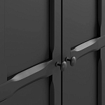 Шкаф черный Silva Black Cabinet варинант исполнения - 5 | Loft Concept в Тюмени