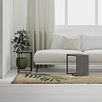 Комплект из 2-х приставных столов серого цвета из дерева ZIGOSH RETRO GREY варинант исполнения - 3 | Loft Concept в Тюмени