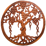 Панно из дерева Wood Panel With Trees варинант исполнения - 1 | Loft Concept в Тюмени