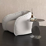 Дизайнерский журнальный стол с основанием из круглых элементов Lirod варинант исполнения - 2 | Loft Concept в Тюмени