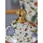 Шкатулка в форме яйца на величественных львах из фарфора с бронзовыми элементами Eden Garden варинант исполнения - 5 | Loft Concept в Тюмени