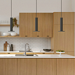 Подвесной светильник светодиодный черный Light Durability варинант исполнения - 1 | Loft Concept в Тюмени