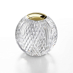 Настольная лампа с прозрачным шарообразным плафоном на цилиндрической подставке Crystal Globule варинант исполнения - 2 | Loft Concept в Тюмени