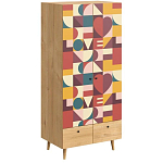 Шкаф с принтом The rebus of love варинант исполнения - 1 | Loft Concept в Тюмени