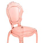 Прозрачный стул розовый LOUIS GHOST CHAIR Pink варинант исполнения - 4 | Loft Concept в Тюмени