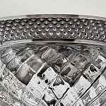 Потолочный светильник с чашеобразным плафоном из толстого волнообразного стекла и широким узорчатым основанием Hinkley варинант исполнения - 8 | Loft Concept в Тюмени