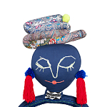 Кукла из одежды и павлопосадских платков Rusalka Blue Jeans варинант исполнения - 2 | Loft Concept в Тюмени