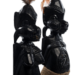 Комплект из 2-х деревянных статуэток Asmat Statuettes Black варинант исполнения - 6 | Loft Concept в Тюмени